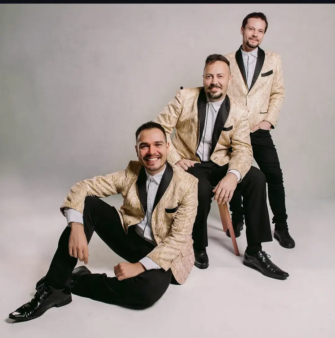 Os três integrantes da Banda S2