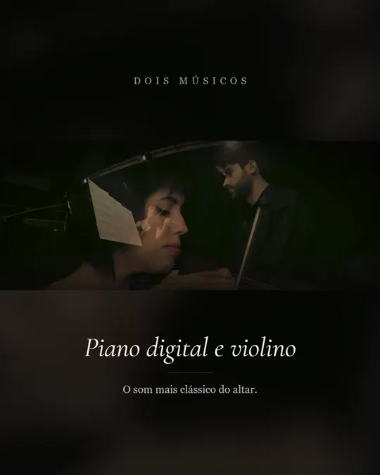 Piano digital e violino